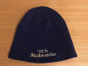 100% Skateboarder LOGO KNIT CAP USED THE DRIVEN SKATEBOARDS JASON JESSEE JAY ADAMS driven вязаная шапка BEANIE Beanie 