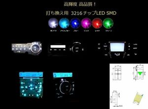 3216 LEDチップ　レッド 30個セット！ Chip LED SMD