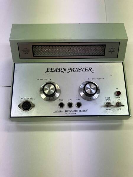 昭和家電 ラーン・マスター+調息テープ 記憶学習 1980年 動作未確認 珍品