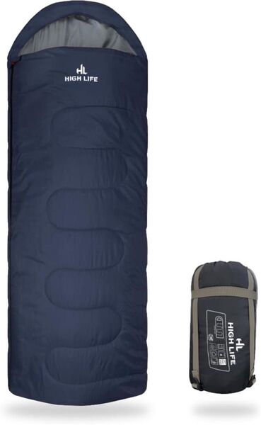 防災 寝袋 人工ダウン シュラフ コンパクト 夏用 キャンプ アウトドア 防災用品 限界使用温度+5℃