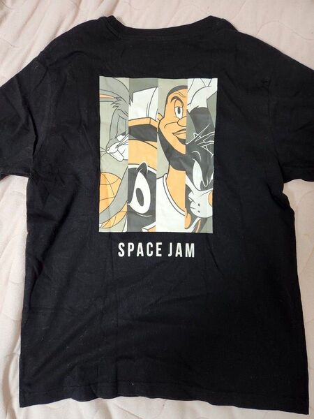 GU SPACE JAM Tシャツ ジーユー スペースジャム レブロン・ジェームズ 黒 ブラック Mサイズ