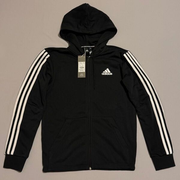 新品 adidas アディダス フリース スウェット パーカー M