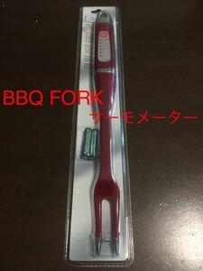 BBQ バーベキュー フォーク サーモメーター キャンプ用品