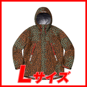 887　Supreme/GORE-TEX Taped Seam Jacket　豹柄　 L/シュプリーム　ゴアテックス　テープドシーム　ジャケット　　L　豹柄　2019FW