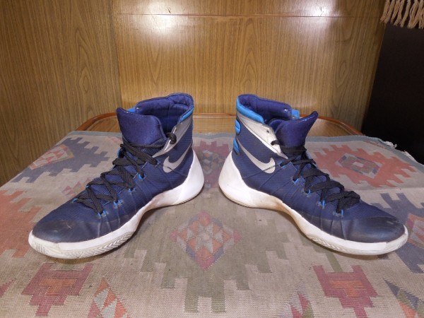 ★NIKEナイキ■HYPER DUNKハイパーダンク2015濃紺銀US8.5■26.5cmバスケットシューズ