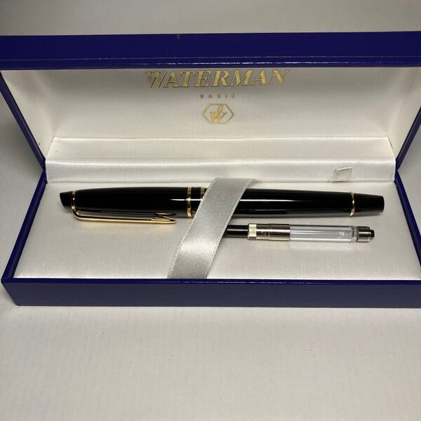 ウォーターマン WATERMAN 万年筆 エッセンシャル 旧モデル F 中古品