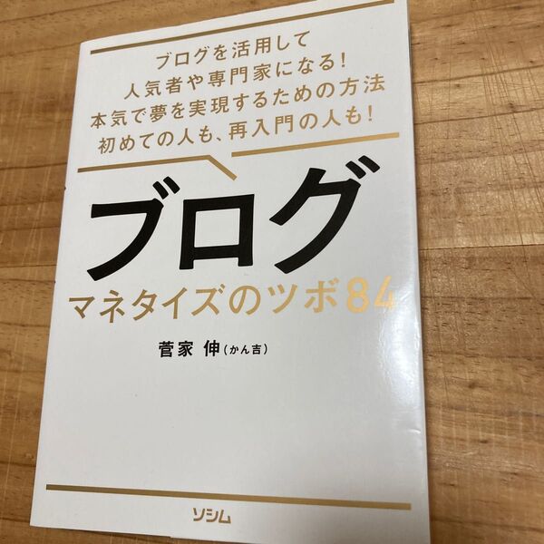 ブログマネタイズのツボ84 ブログを活用して人気者や専門家になる!本気で夢を実現するための方法初めての人も、再入門の人も!