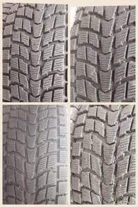 ＃1469K　ランクル　プラド　パジェロ等　 DONLOP GRANDTREK　265/65R17　バリ山　スタッドレス　4本