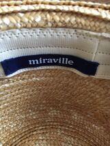 【未使用・美品】miraville ミラヴィール☆帽子 ハット☆_画像6