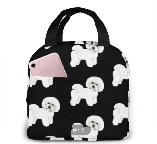犬柄 保温保冷バッグ トートバッグにも♪ビションフリーゼ