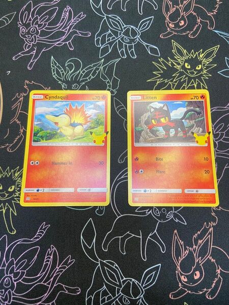 ☆ポケモンカード☆25周年☆ヒノアラシ ニャビー☆マクドナルド プロモ☆ポケカ☆海外☆英語