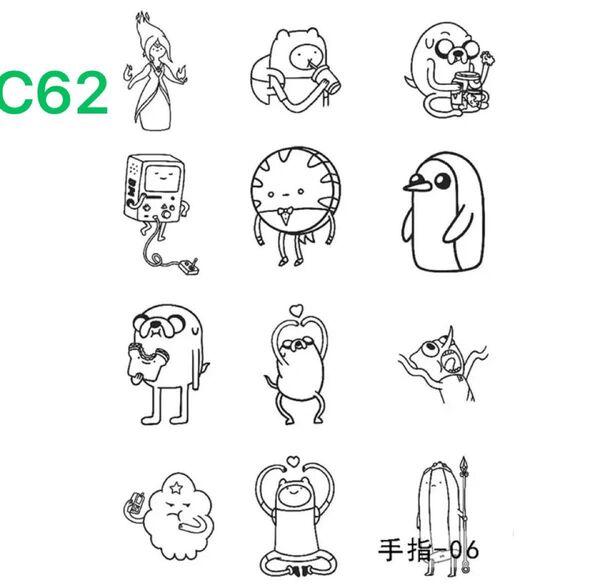 ジャグアタトゥーシール C62 二週間持ちます
