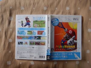 ゲームソフトno.46 Wii MARIOTENNIS マリオテニス スポーツ 任天堂 2004-2009年