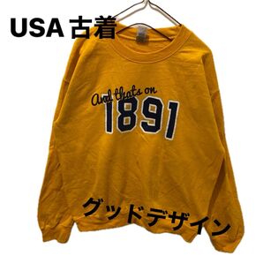 古着 USA古着 スウェット トレーナー メンズレディース 人気 おしゃれ グッドデザイン トップス