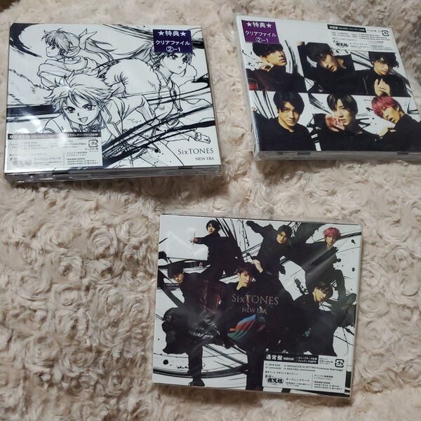 NEW ERA SixTONES CD 3形態セット特典なし