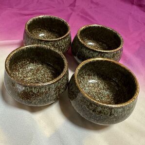 茶器 陶器 4個セット 4客 焼物 コップ 湯呑み まとめ売り セット売り