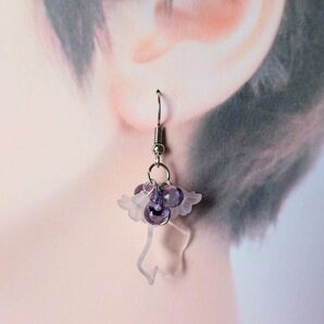 爽やかテイスト♪ ハンドメイド ピアス イヤリング(no.217