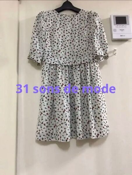 31 sons de mode 花柄ワンピース
