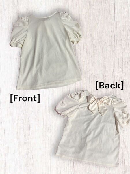 OLIVE des OLIVE バックリボン半袖トップス