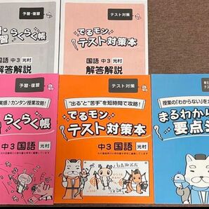 中3 国語 メイトホームスタディ 家庭教師 あすなろ 教材