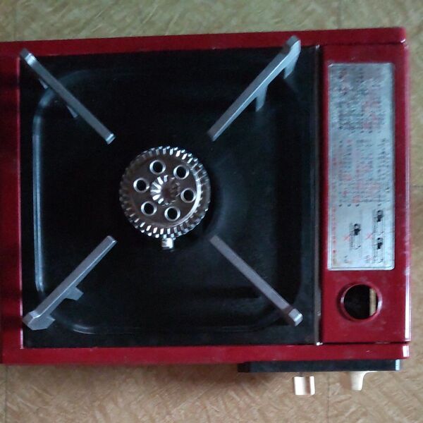 昭和レトロ 希少 王冠印カセットコンロ 点火確認済み