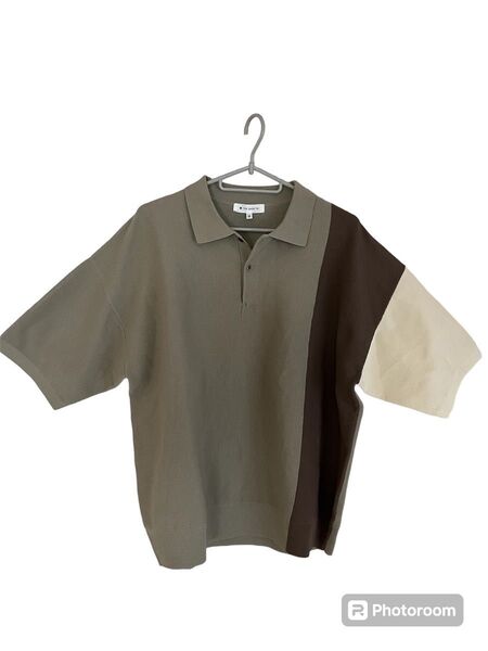 THE SHOP TK ニット ポロシャツ 半袖