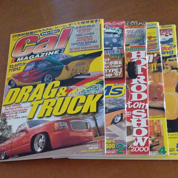 Cal magazine 2001 Vol.102 103 104 105 106 キャルマガジン 五冊セット