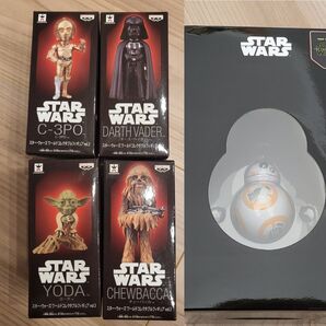 スターウォーズ ワールドコレクタブルフィギュアvol.3 4点 +BB8 1点