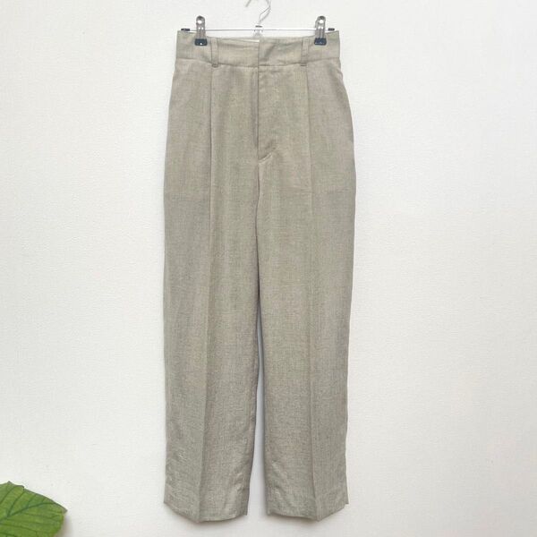 Spick and Span(スピック&スパン) タックテーパードパンツ 38