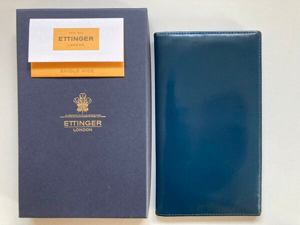 ETTINGER エッティンガー 長財布 コートウォレット ペトロールブルー
