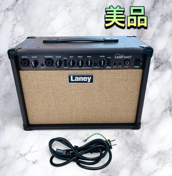 (美品) Laney LA30D アコースティックギター用アンプ