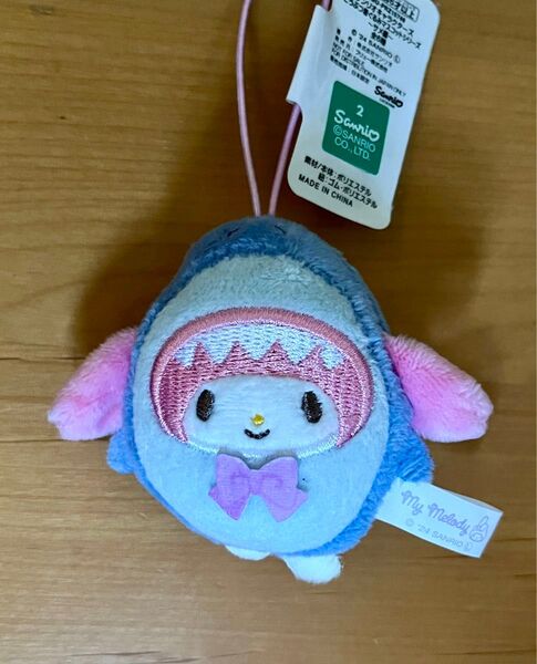 ナムコ限定 サンリオキャラクターズ どうぶつ着ぐるみマスコット サメ編 マイメロディ