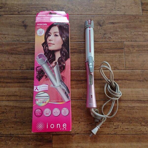 テスコム TESCOM ヘアアイロン 32mm マイナスイオン