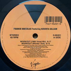 91'HOUSE / WORKOUT / FRANKIE KNUCKLES feat.ROBERTA GILLIAM US盤