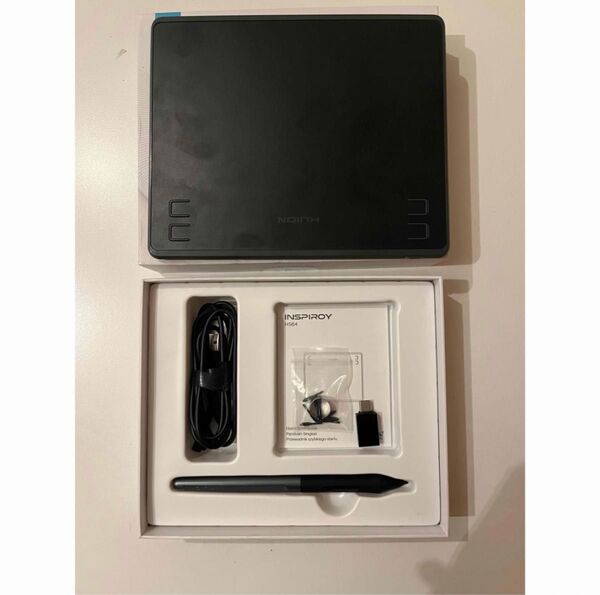 中古 HUION ペンタブレット ペンタブ 板タブ スマホandroid対応