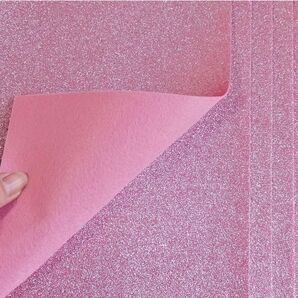 グリッターフェルト パーティープロジェクト用グリッターシート、クラフト用20x30cmフェルトグリッター ホリデー グリーティング