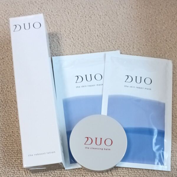 DUO リブーストローション120ml クレンジングバーム20g シートマスク2枚