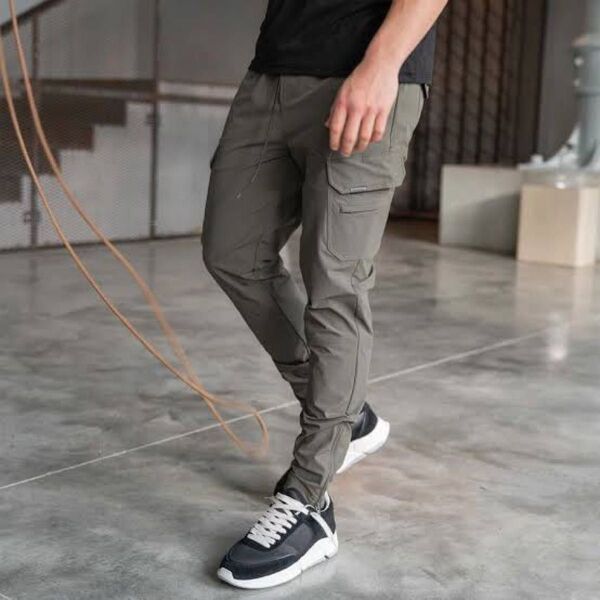 Represent カーゴパンツ スキニー カーゴ テーパード テック カーキ オリーブ グリーン