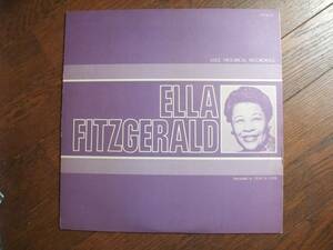 LP☆　Ella Fitzgerald　Jazz Historical Recordings Recorded in 1936 to 1939　エラ・フィッツジェラルド　☆