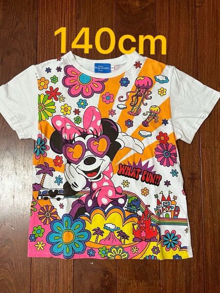 東京ディズニーリゾート*Tシャツ*ミニーちゃん*白*140cm