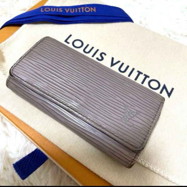 LOUIS VUITTON ルイヴィトン エピ キーケース 4連 ライトブラウン