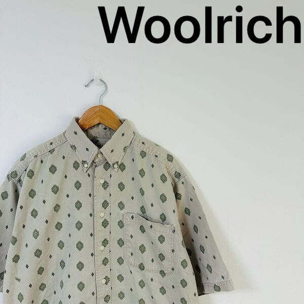 【Woolrich ウールリッチ】タマヨ柄 シャツ Made in U.S.A.
