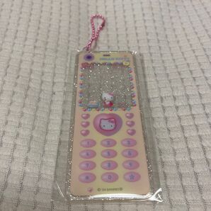 ハローキティなつかしのガラケーキーホルダー トロピカル
