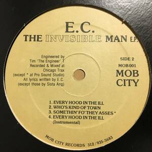 E.C. / THE INVISIBLE MAN EP Chicago 90s
