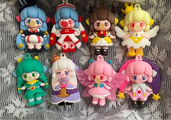 バブルガール 雑貨 キーホルダー キーリング バックチャーム お揃い ペア 女の子