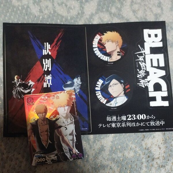 BLEACH 黒崎一護 カード&ステッカーセット