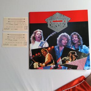 NIGHT RANGER 1985年2月24日 日本公演 コンサートチケット半券2枚+パンフレット