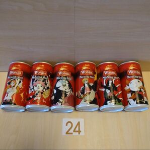 空缶(24)2022年 WONDA×ONE PIECE ワンダ ワンピース