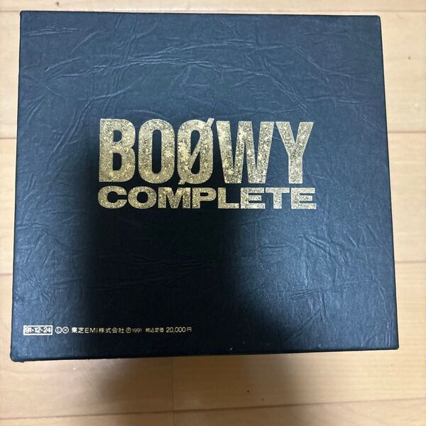 BOOWY COMPLETE BOΦWY ボウイ コンプリート CD BOX