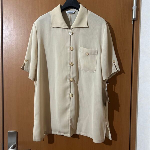 未使用 タグ付き 半袖 ジャケット シャツ ブラウス レディースM